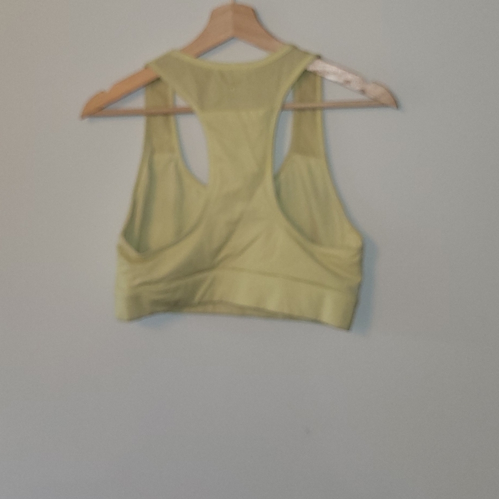 Fabletics Yellow Racerback Sports Bra - Picture 4 of 7